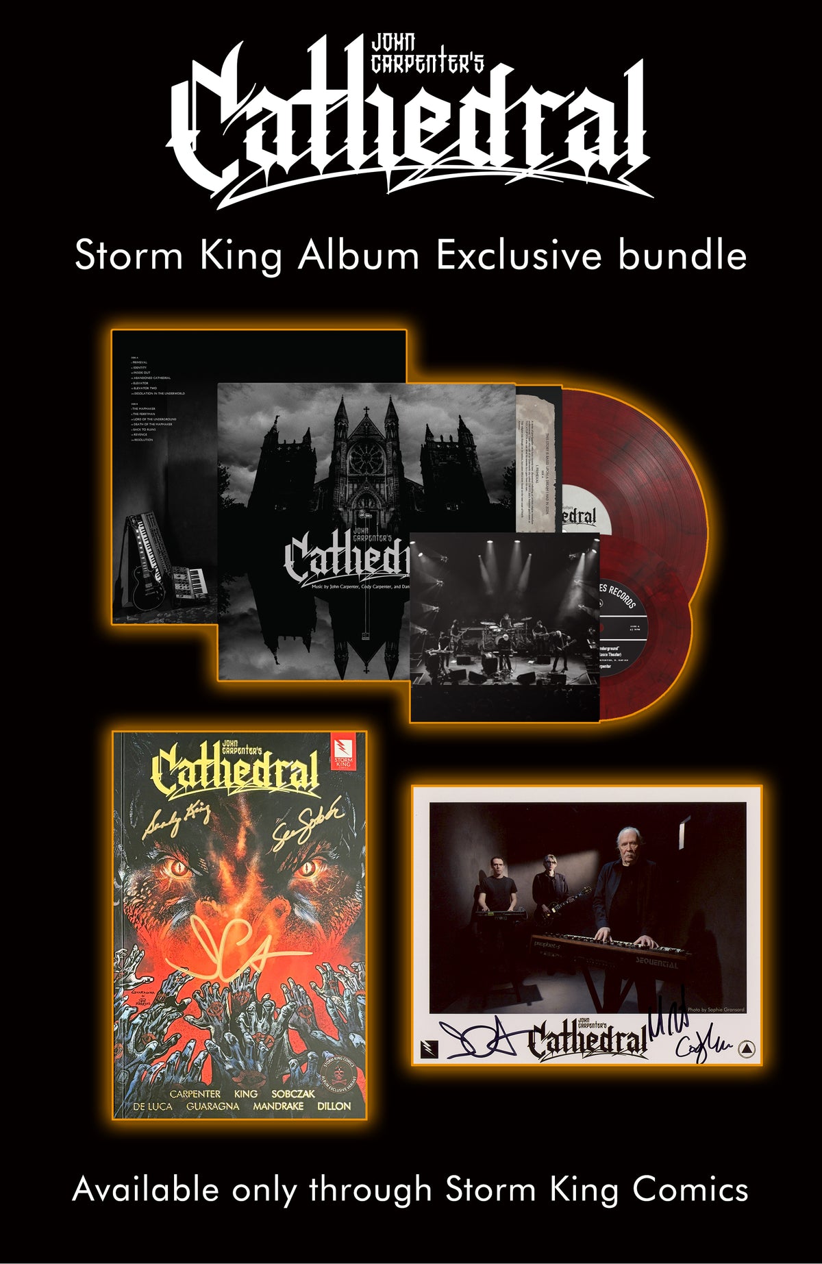 John Carpenter's Cathedral - Storm King Album Exclusive bundle