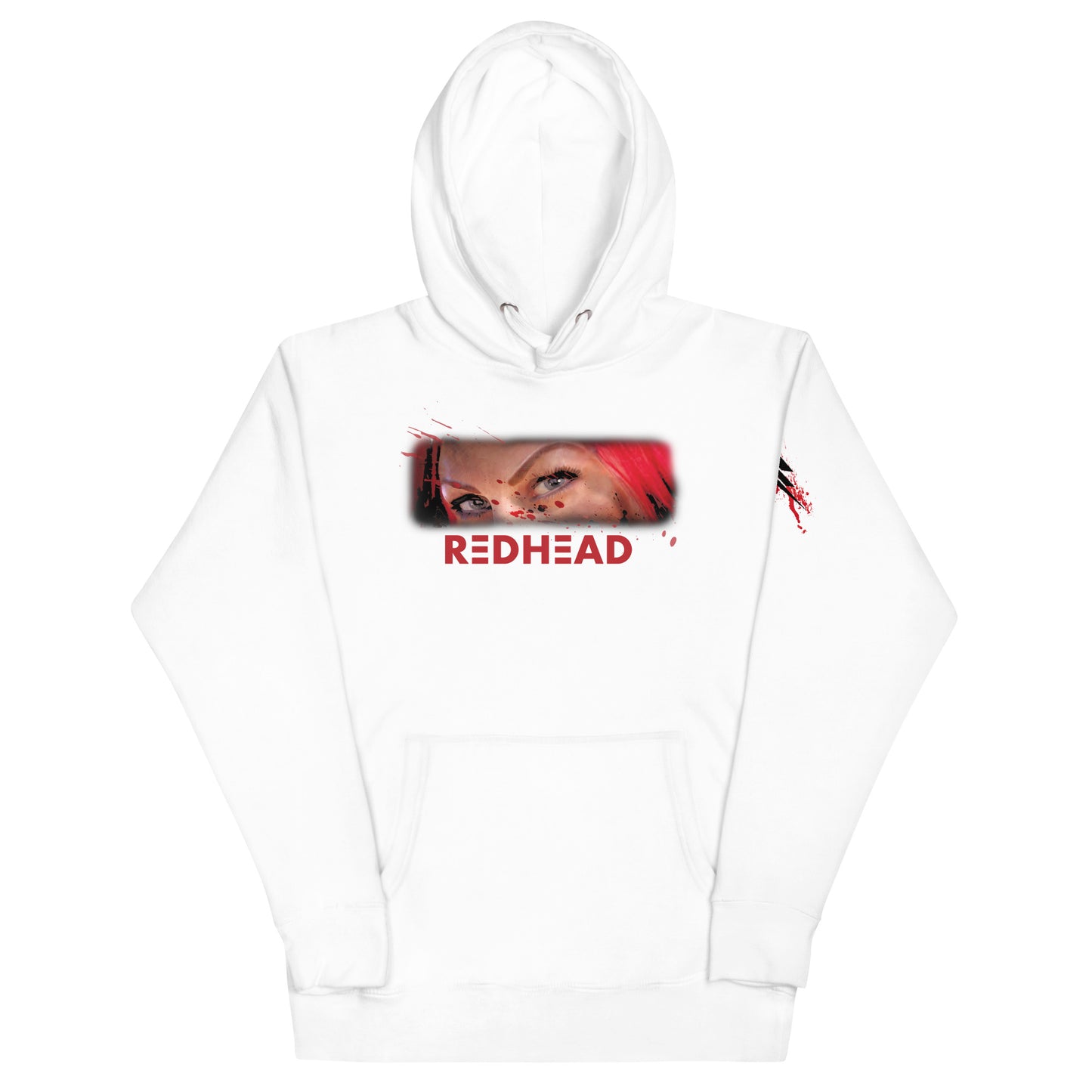 Redhead Hoodie White