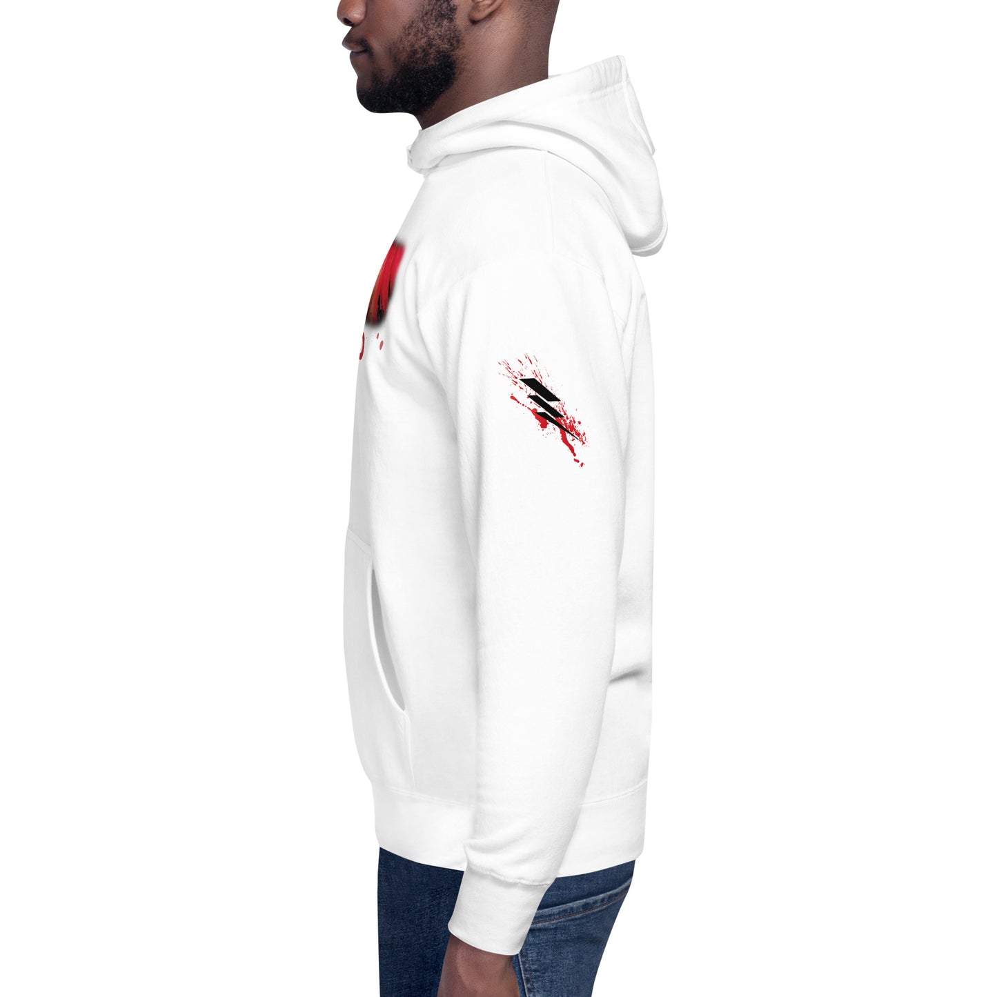 Redhead Hoodie White