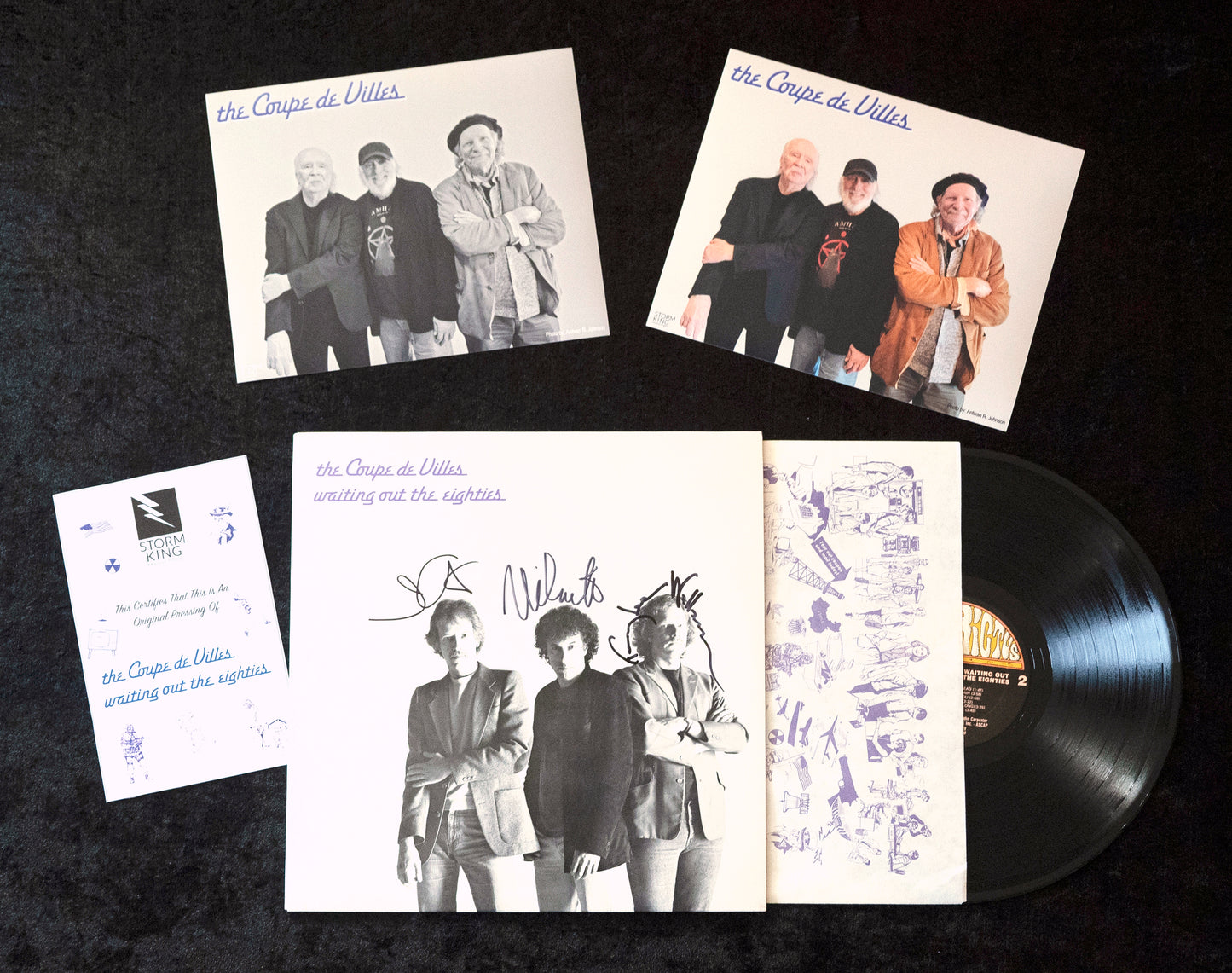 The Coupe De Villes - Waiting Out the Eighties (Full band signed)