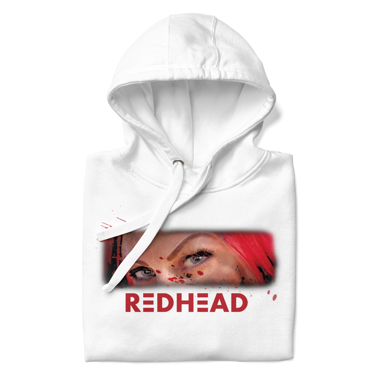 Redhead Hoodie White