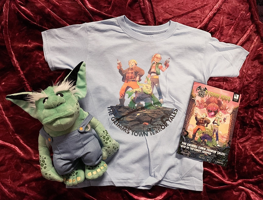 Grimms Town Bundle with Blue Kids Shirt - Storm King Productions